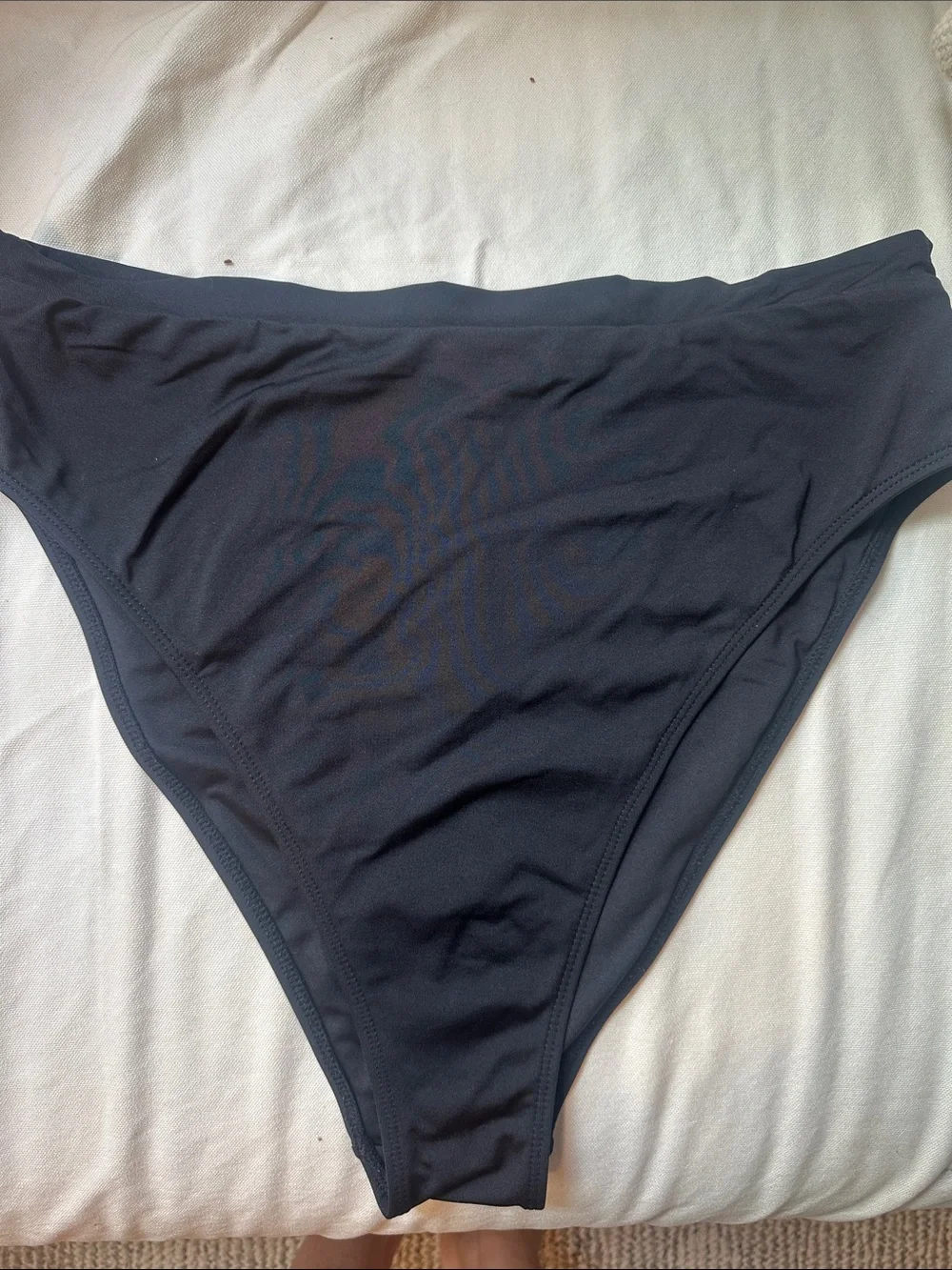 Monday Swimwear Black High-Rise Bikini Bottom